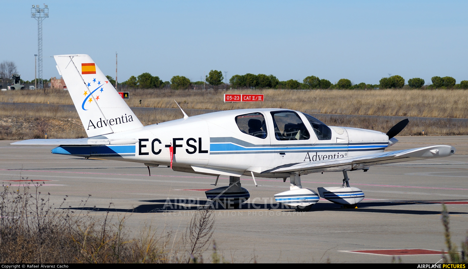 Adventia EC-FSL aircraft at Valladolid - Villanubla
