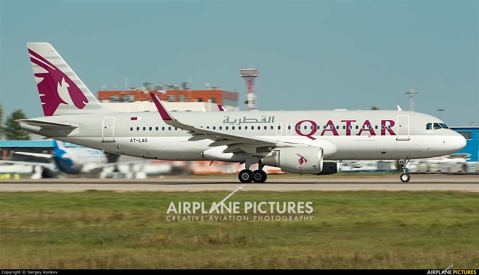Qatar Airways A7-LAG aircraft at Moscow - Domodedovo