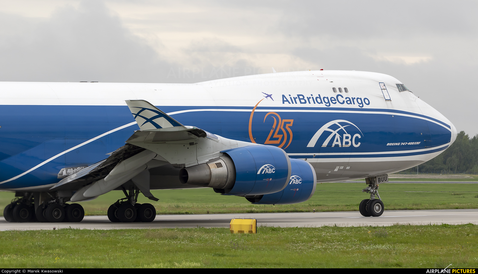 Air Bridge Cargo VQ-BUU aircraft at Warsaw - Frederic Chopin
