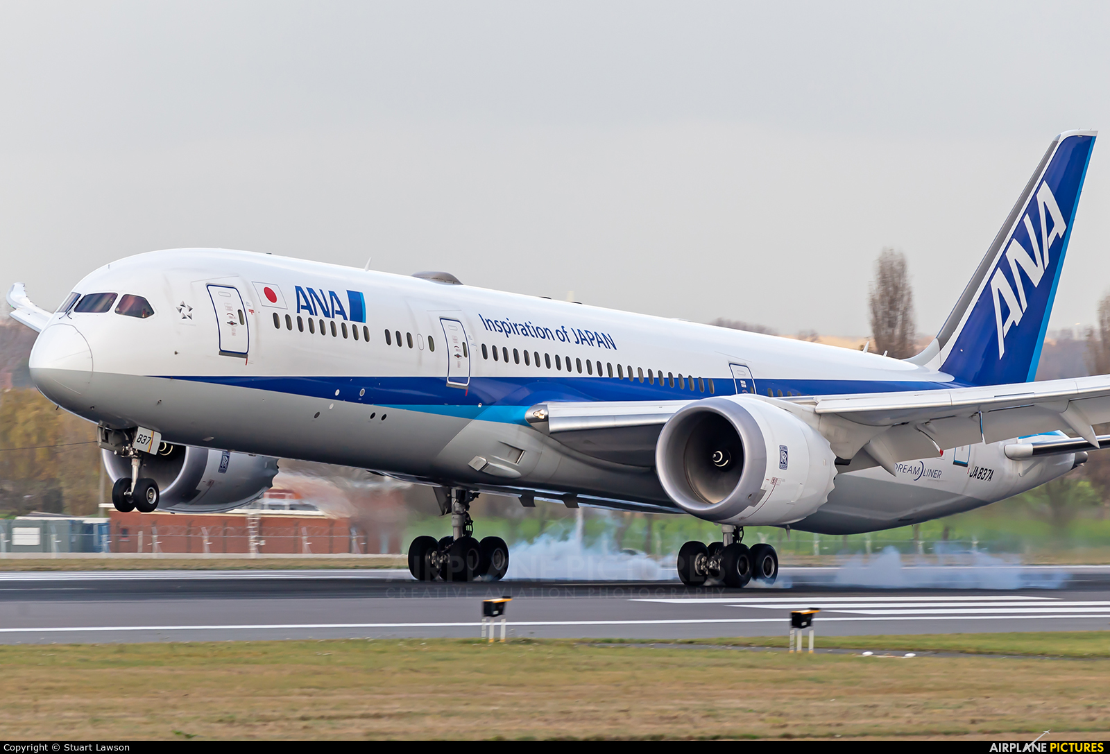 ANA - All Nippon Airways JA837A aircraft at Brussels - Zaventem