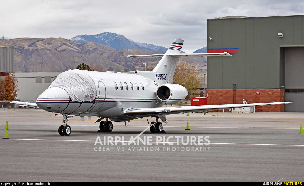 Private N989CE aircraft at Salt Lake City