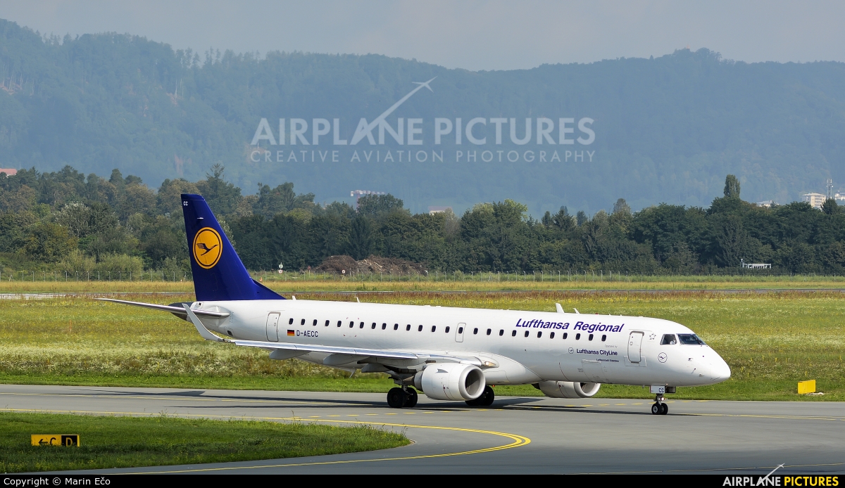 Lufthansa Regional - CityLine D-AECC aircraft at Graz