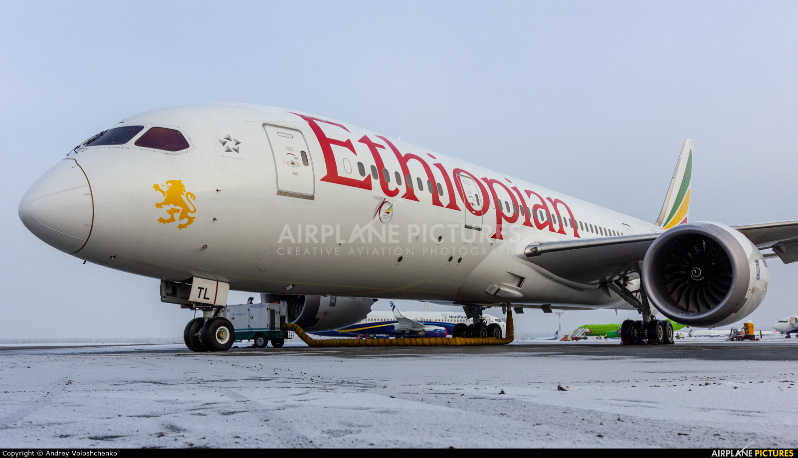 Ethiopian Airlines ET-ATL aircraft at Moscow - Domodedovo