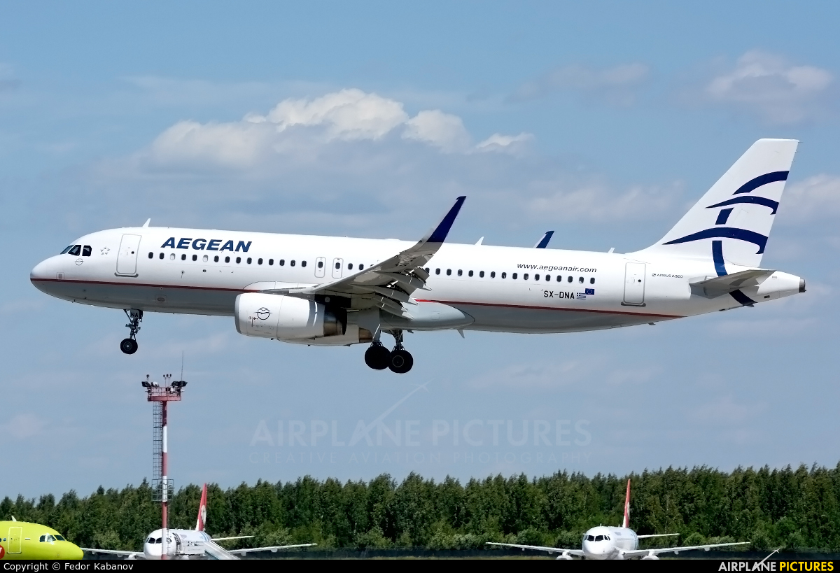Aegean Airlines SX-DNA aircraft at Moscow - Domodedovo