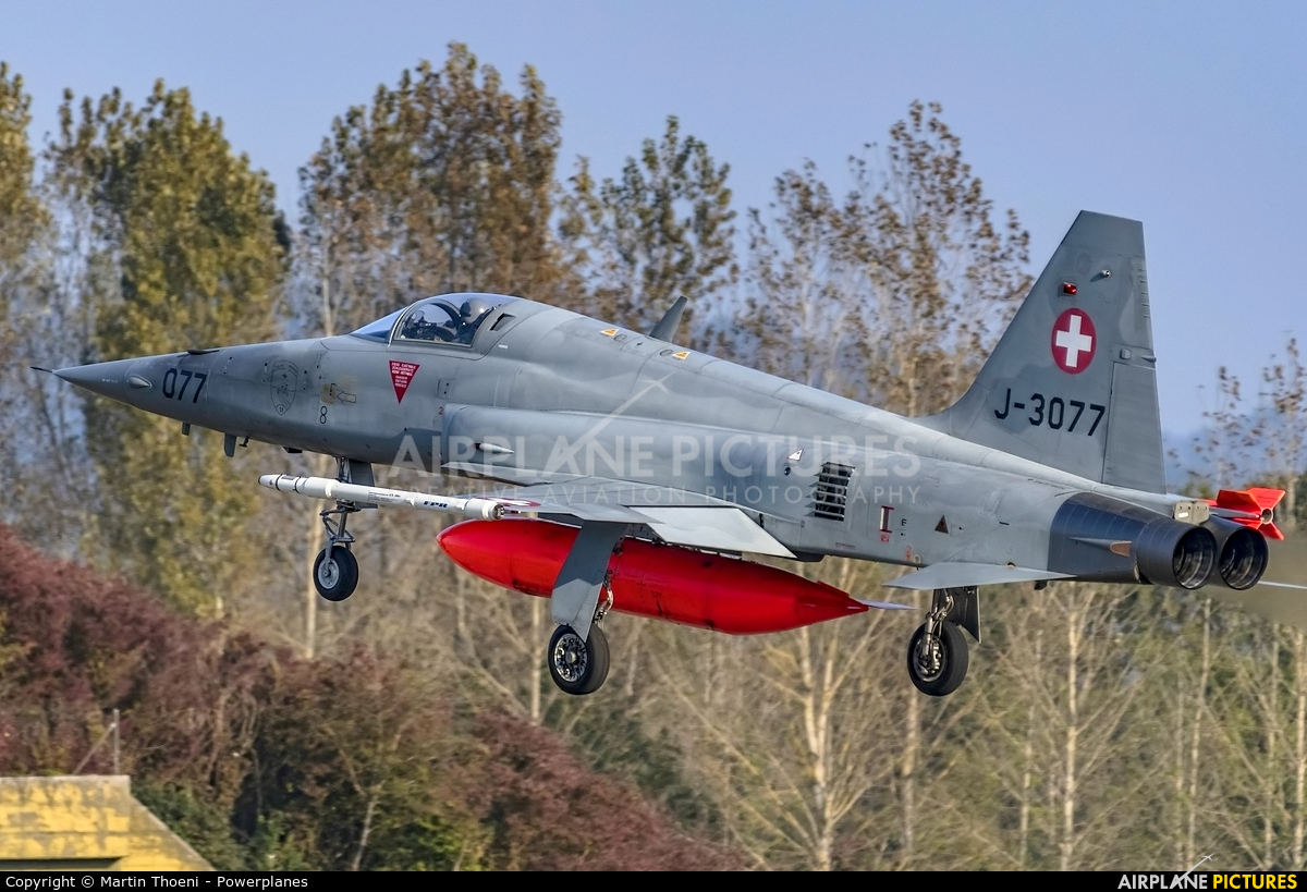 Switzerland - Air Force J-3077 aircraft at Payerne