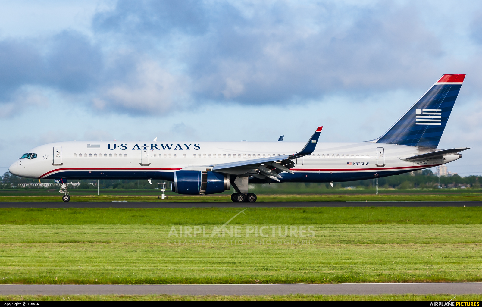 US Airways N936UW aircraft at Amsterdam - Schiphol