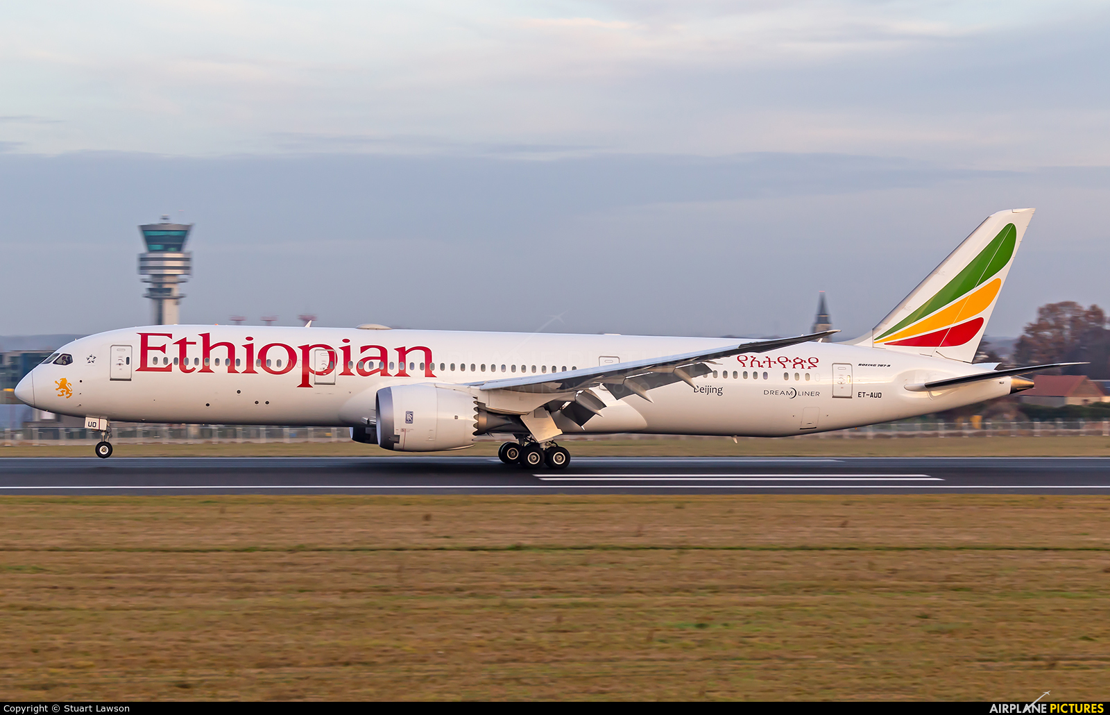 Ethiopian Airlines ET-AUO aircraft at Brussels - Zaventem