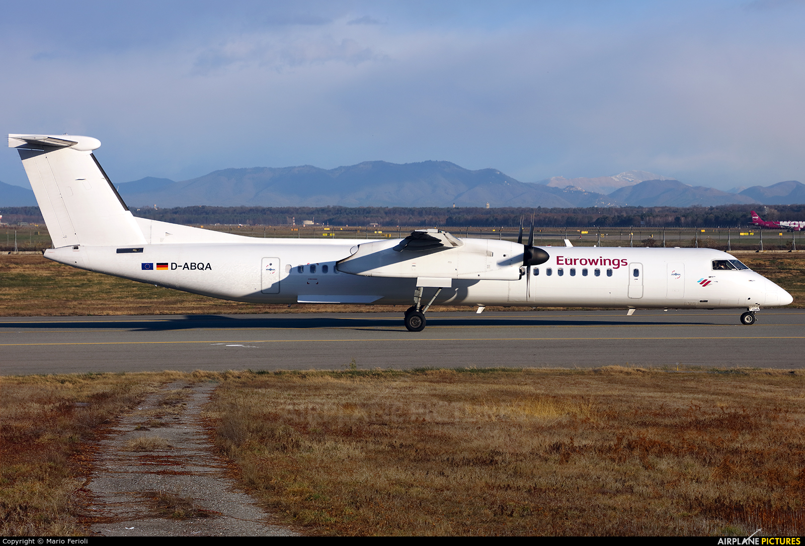 Eurowings D-ABQA aircraft at Milan - Malpensa