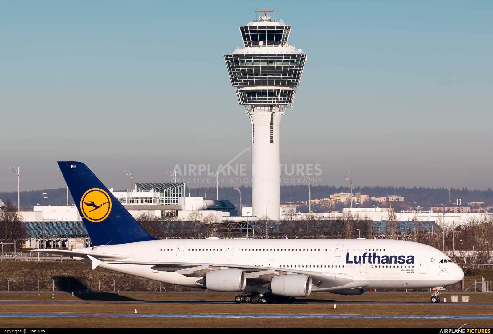 Lufthansa D-AIMH aircraft at Munich