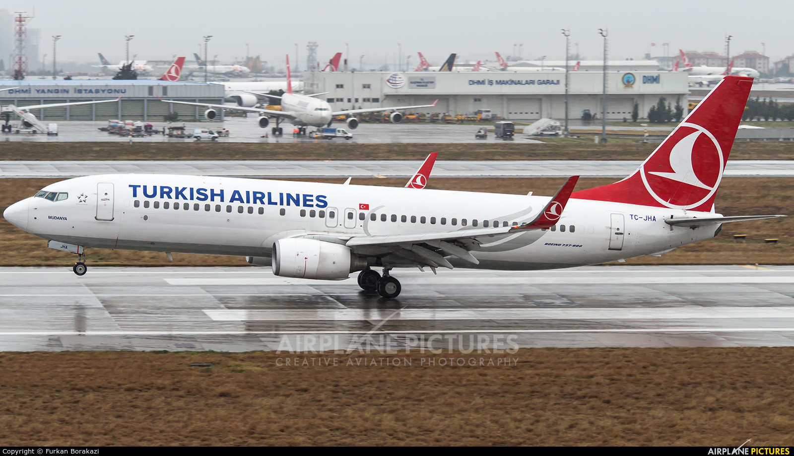 Turkish Airlines TC-JHA aircraft at Istanbul - Ataturk