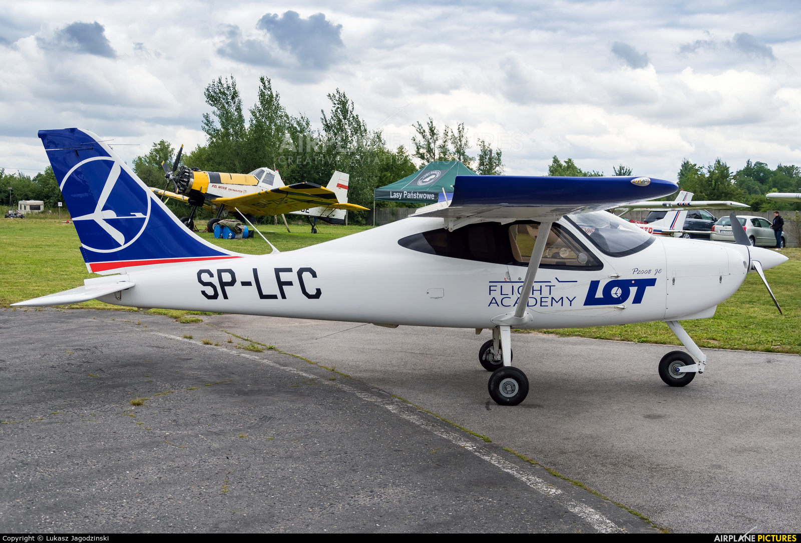  SP-LFC aircraft at Piotrków Trybunalski