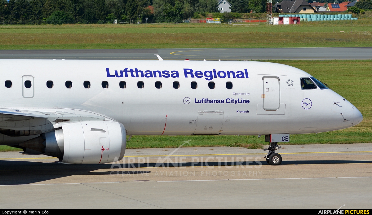 Lufthansa Regional - CityLine D-AECE aircraft at Graz