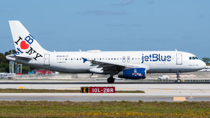 N586JB - JetBlue Airways Airbus A320