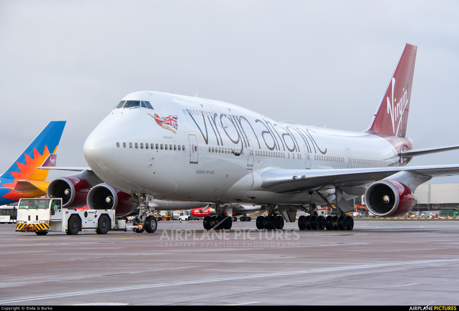 Virgin Atlantic G-VROM aircraft at Manchester