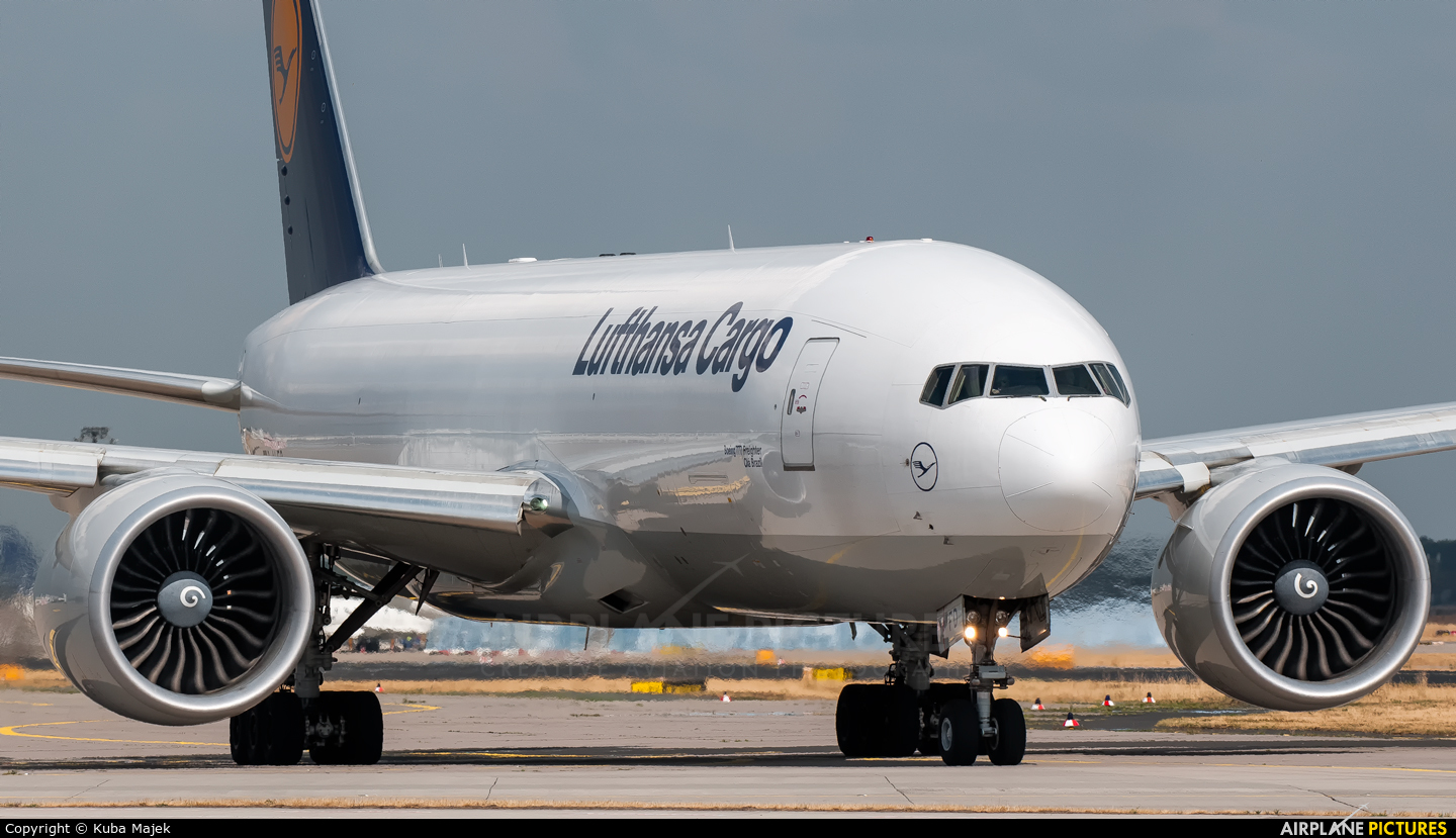 Lufthansa Cargo D-ALFD aircraft at Frankfurt