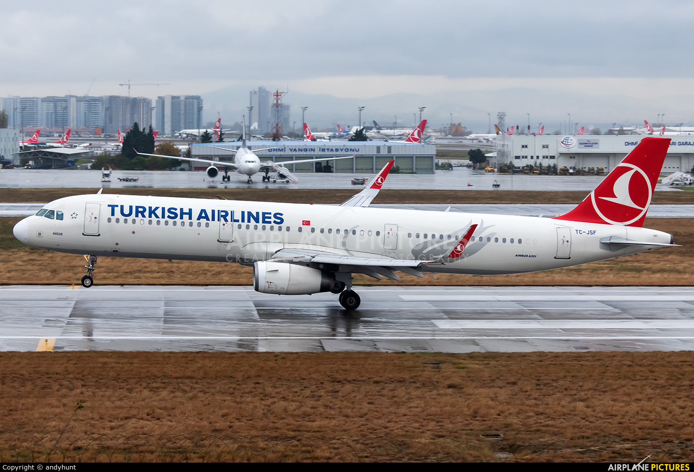 Turkish Airlines TC-JSF aircraft at Istanbul - Ataturk