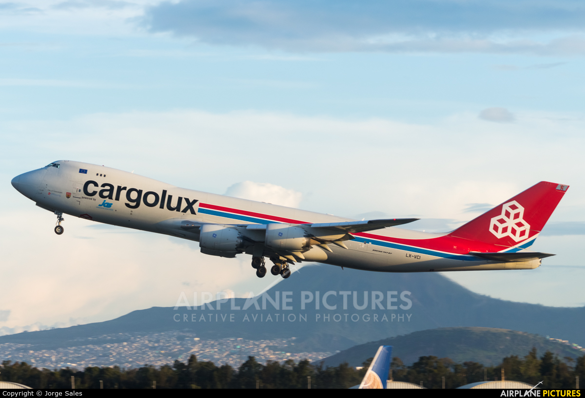 Cargolux LX-VCI aircraft at Mexico City - Licenciado Benito Juarez Intl