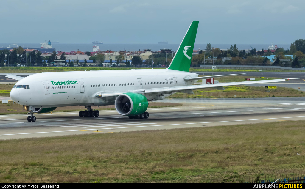 Turkmenistan Airlines EZ-A778 aircraft at Istanbul - Ataturk