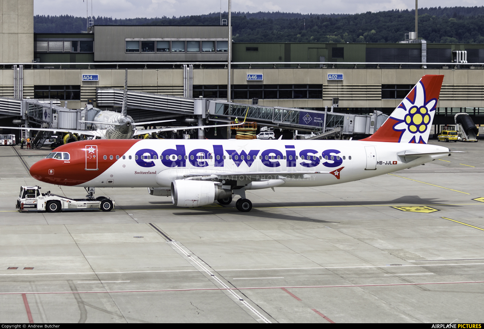 Edelweiss HB-JJL aircraft at Zurich