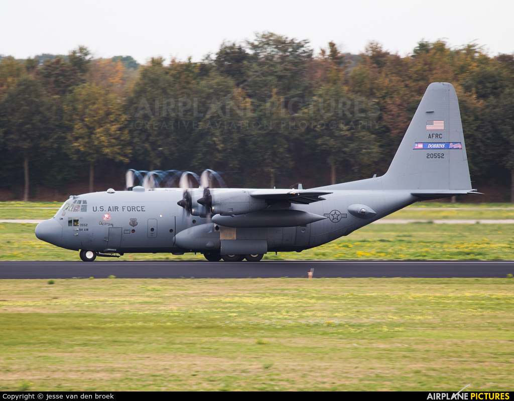 USA - Air Force 92-0552 aircraft at Eindhoven