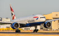 G-VIIH - British Airways Boeing 777-200 aircraft