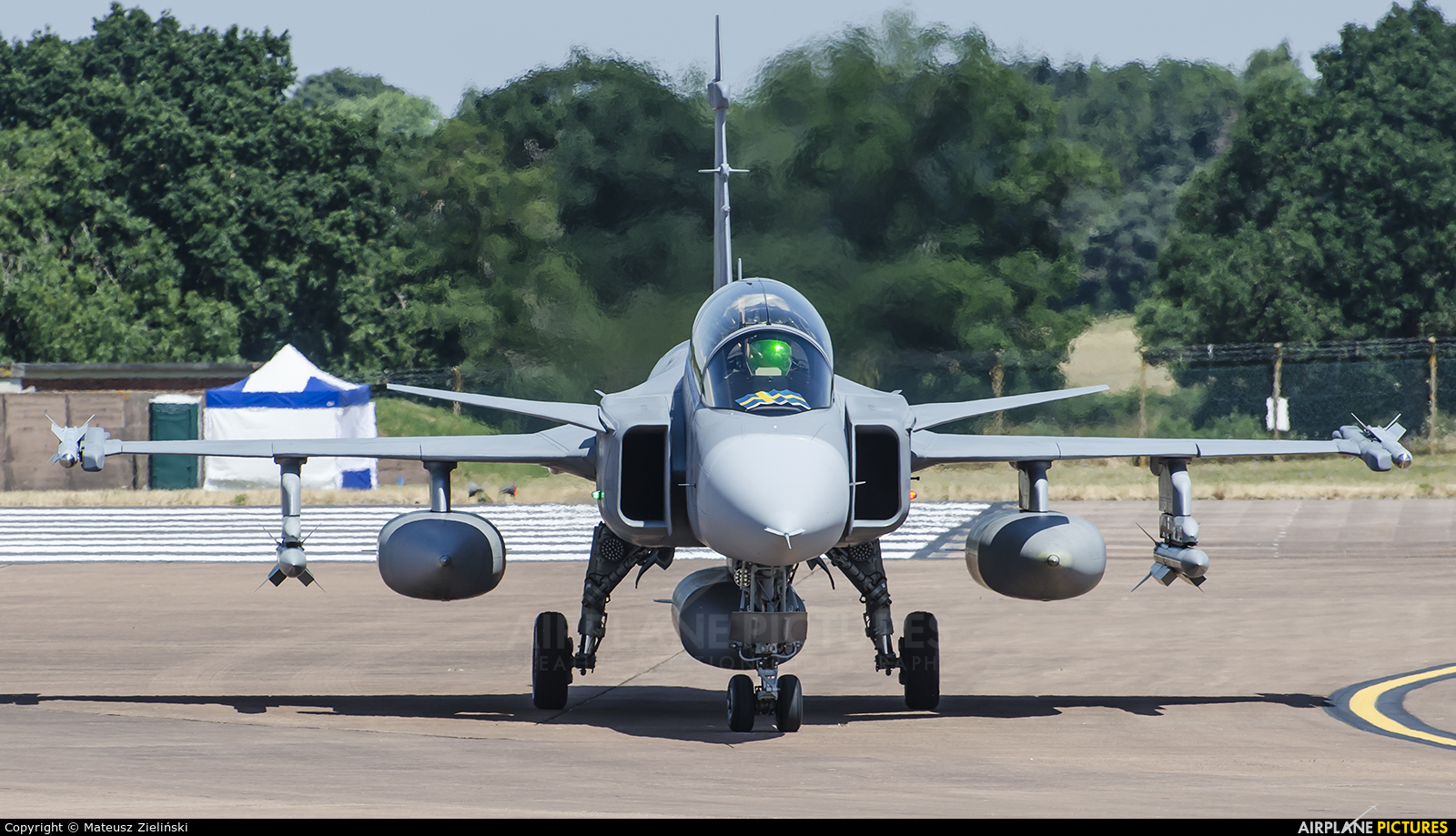 Sweden - Air Force 825 aircraft at Fairford