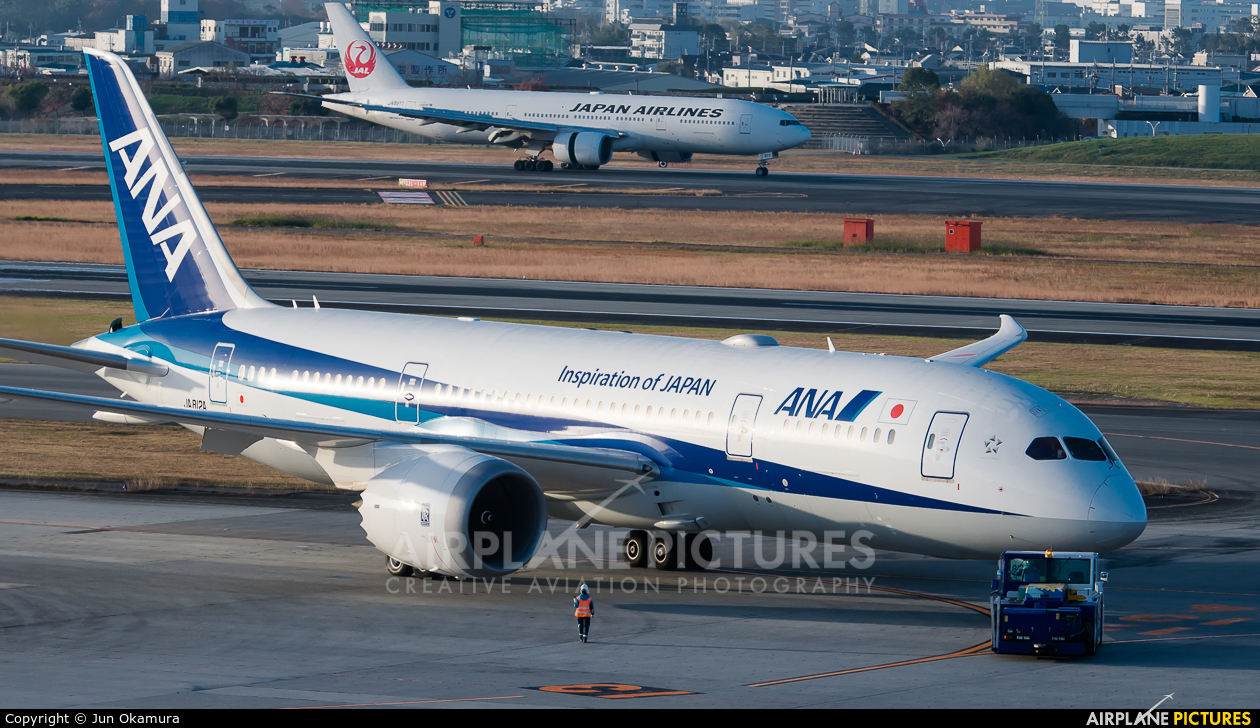 ANA - All Nippon Airways JA812A aircraft at Osaka - Itami Intl