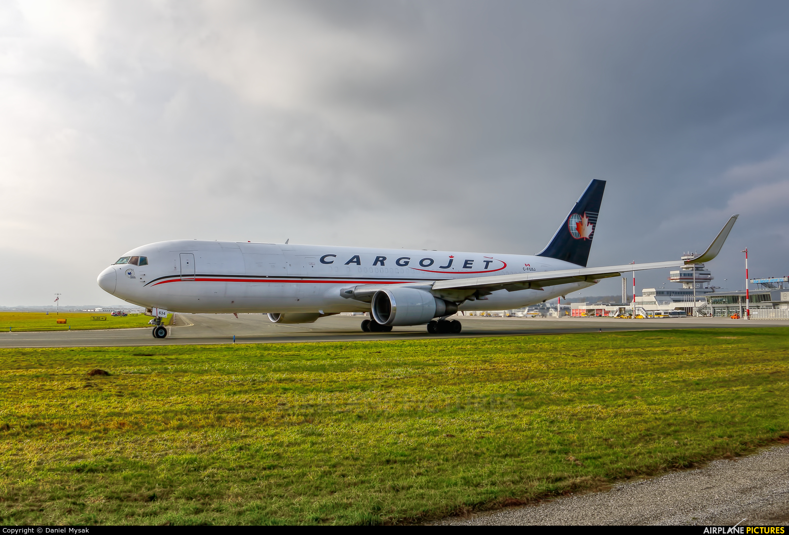 Cargojet Airways C-FGSJ aircraft at Linz