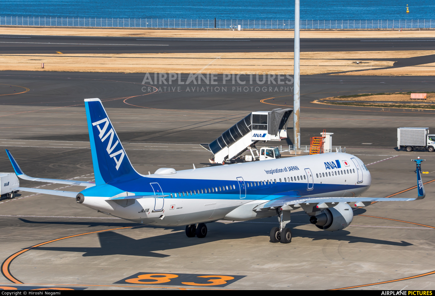 ANA - All Nippon Airways JA111A aircraft at Tokyo - Haneda Intl