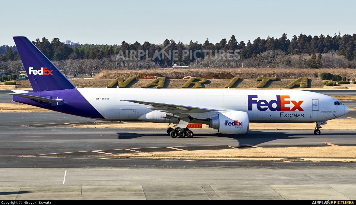 FedEx Federal Express N861FD aircraft at Tokyo - Narita Intl