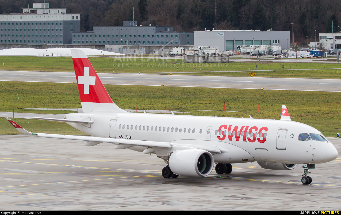 Swiss HB-JBG aircraft at Zurich