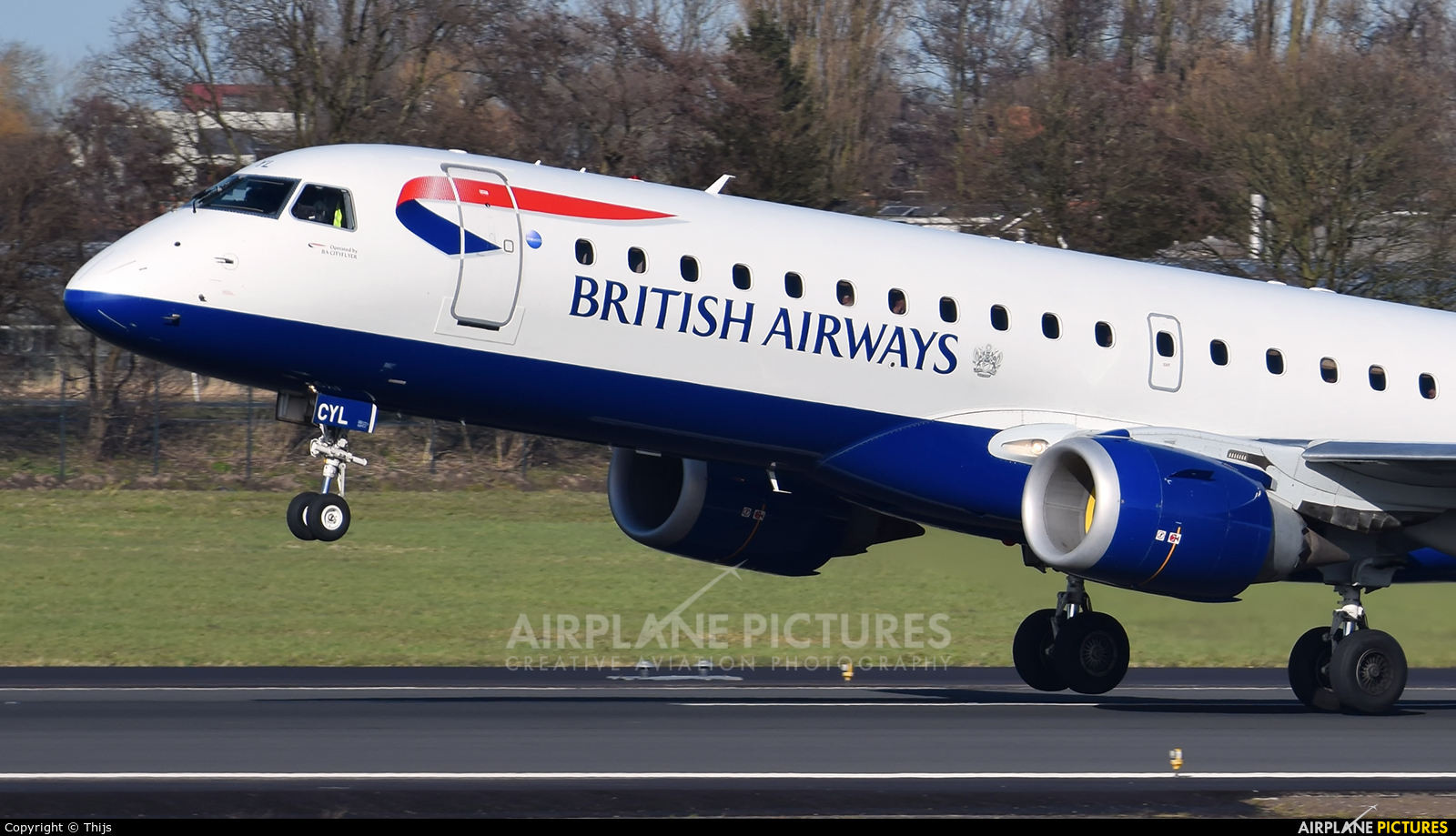 British Airways - City Flyer G-LCYL aircraft at Rotterdam