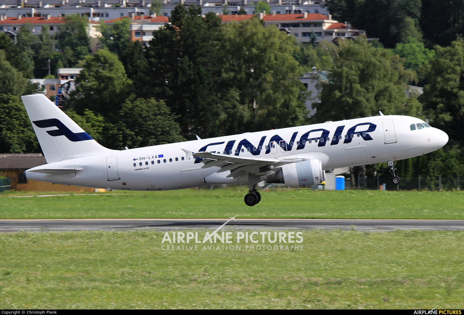 Finnair OH-LXA aircraft at Innsbruck