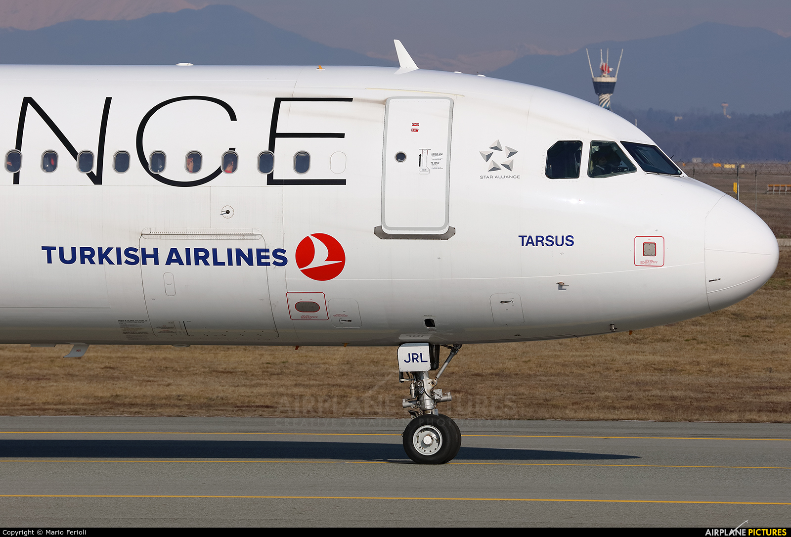 Turkish Airlines TC-JRL aircraft at Milan - Malpensa