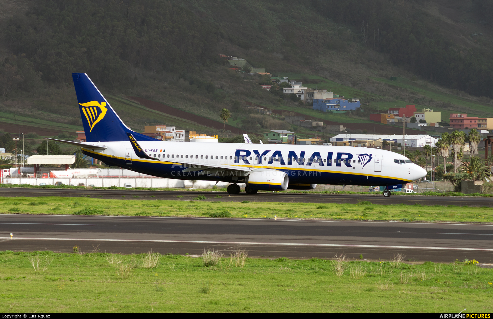 Ryanair EI-FRB aircraft at Tenerife Norte - Los Rodeos