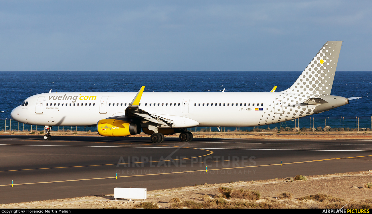 Vueling Airlines EC-MMH aircraft at Lanzarote - Arrecife