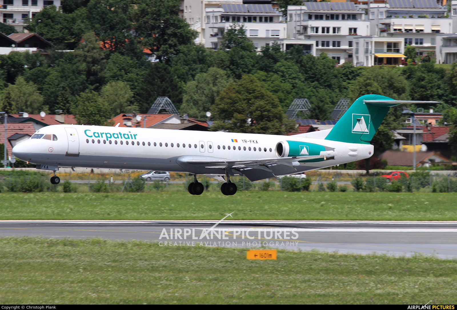 Carpatair YR-FKA aircraft at Innsbruck