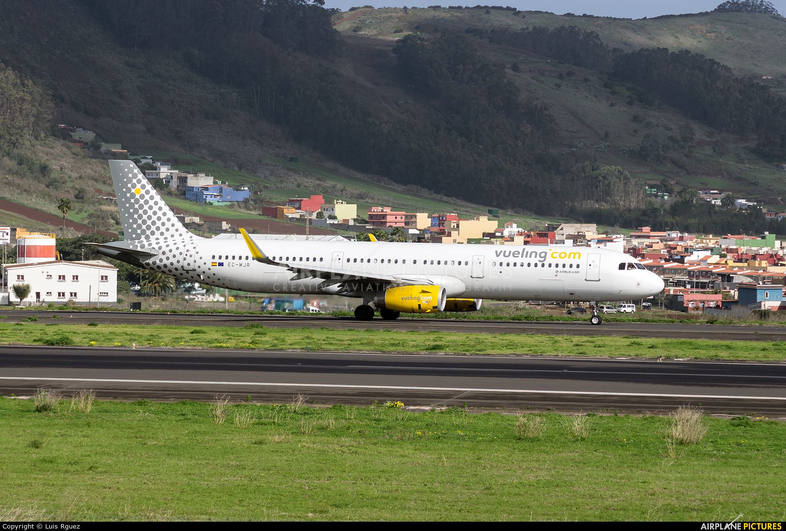 Vueling Airlines EC-MJR aircraft at Tenerife Norte - Los Rodeos