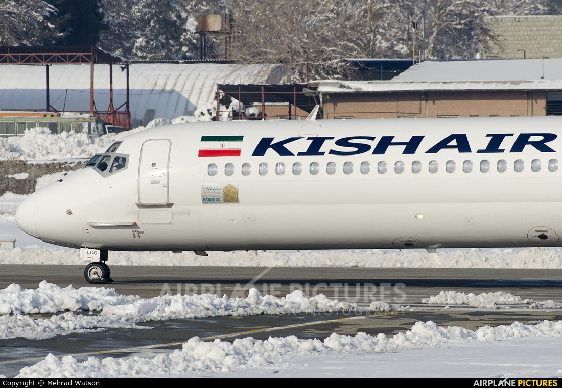 Kish Air EP-LCO aircraft at Tehran - Mehrabad Intl