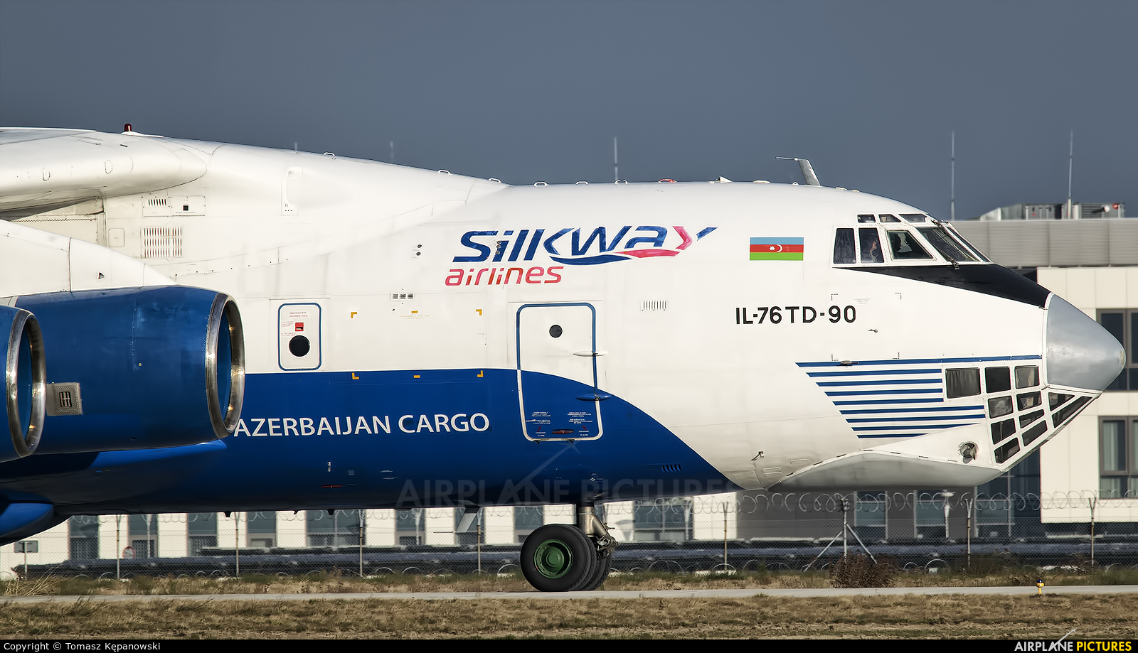Silk Way Airlines 4K-AZ101 aircraft at Rzeszów-Jasionka 