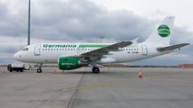 Germania A319 arrived to Prague for maintenance title=