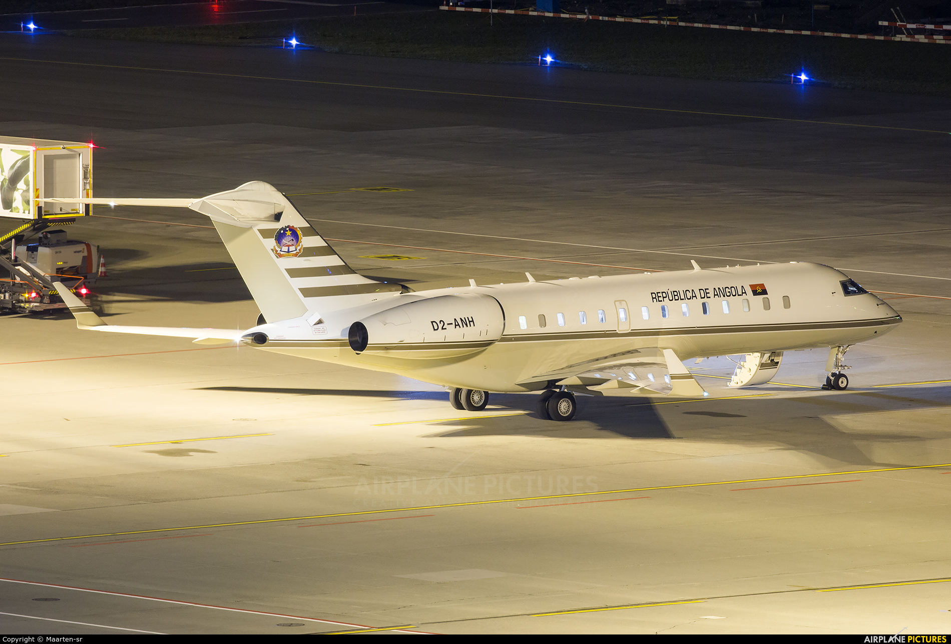 Angola-Government D2-ANH aircraft at Zurich
