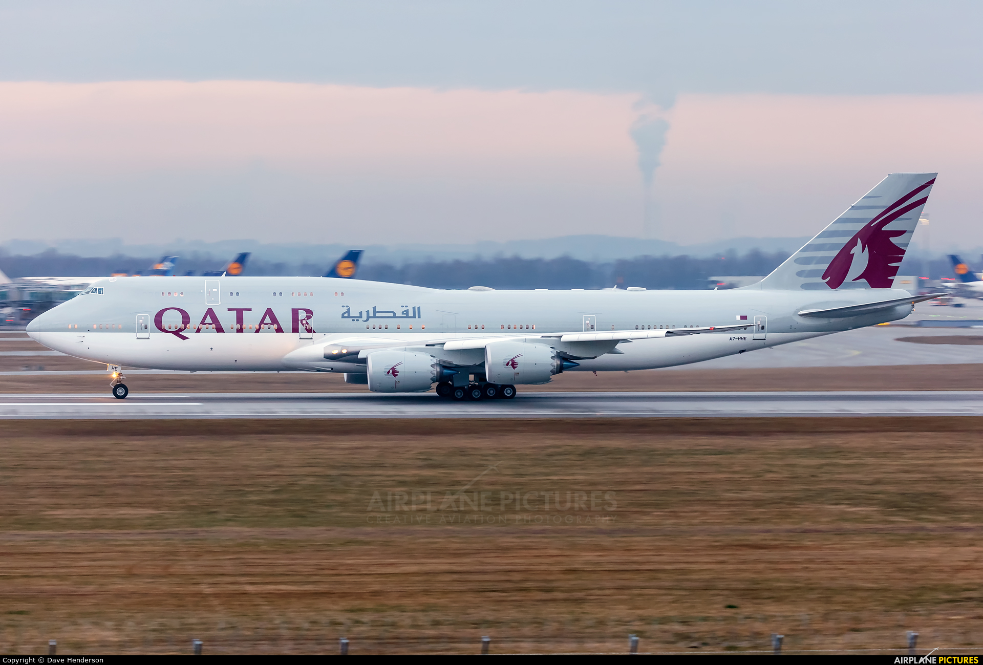 Qatar Amiri Flight A7-HHE aircraft at Munich