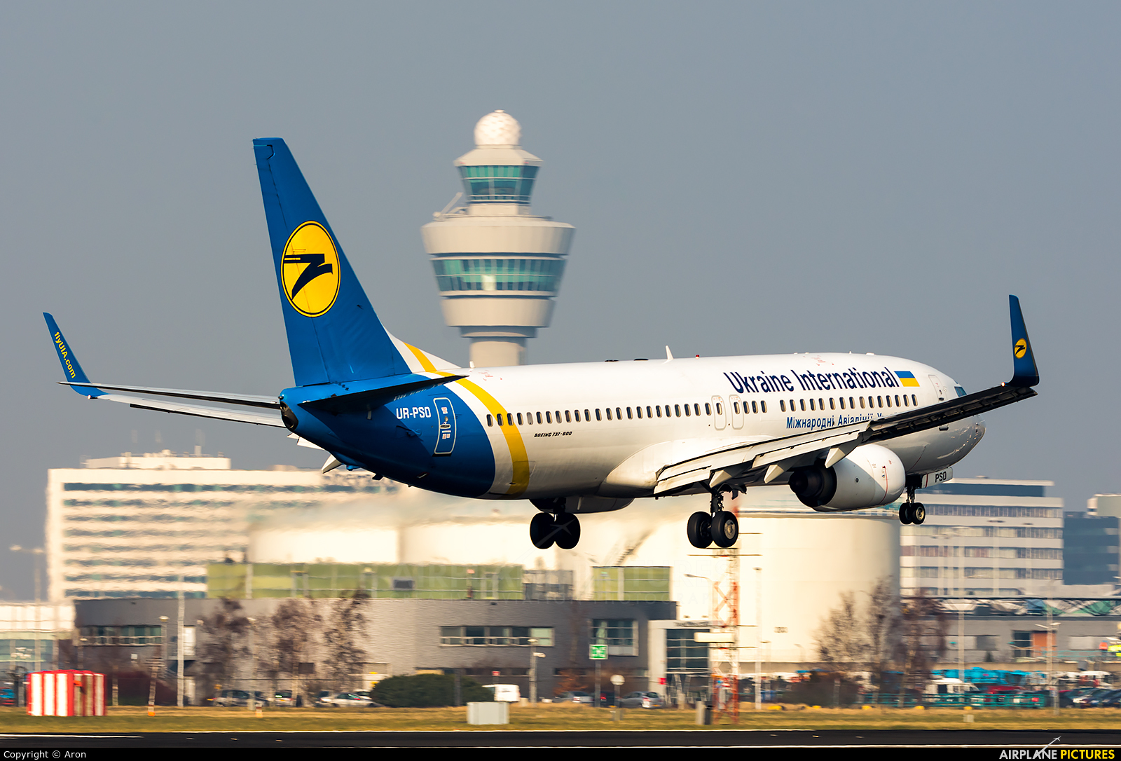 Ukraine National Airlines UR-PSO aircraft at Amsterdam - Schiphol