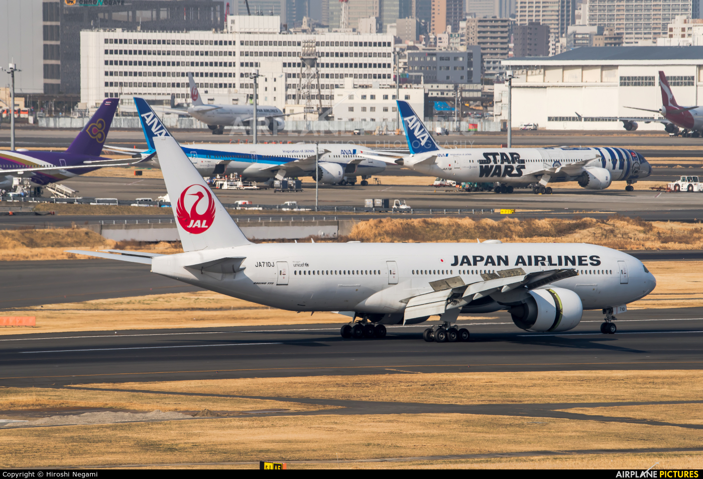 JAL - Japan Airlines JA710J aircraft at Tokyo - Haneda Intl