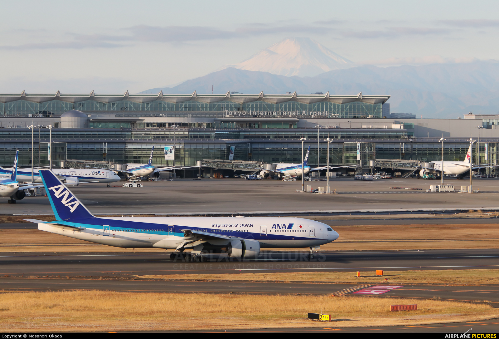 ANA - All Nippon Airways JA710A aircraft at Tokyo - Haneda Intl