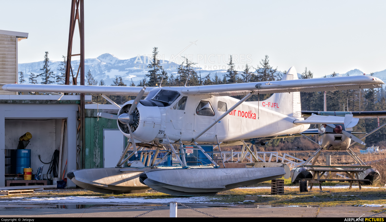 Air Nootka C-FJFL aircraft at Campbell River Seaplane Base