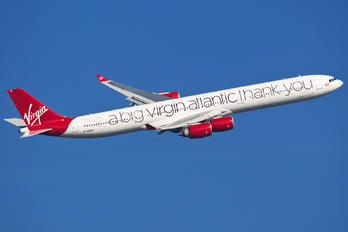 G-VNAP - Virgin Atlantic Airbus A340-600