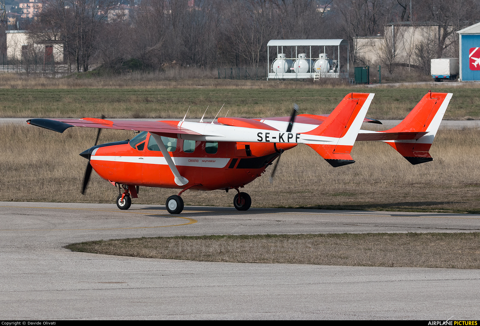 Private SE-KPF aircraft at Verona - Boscomantico