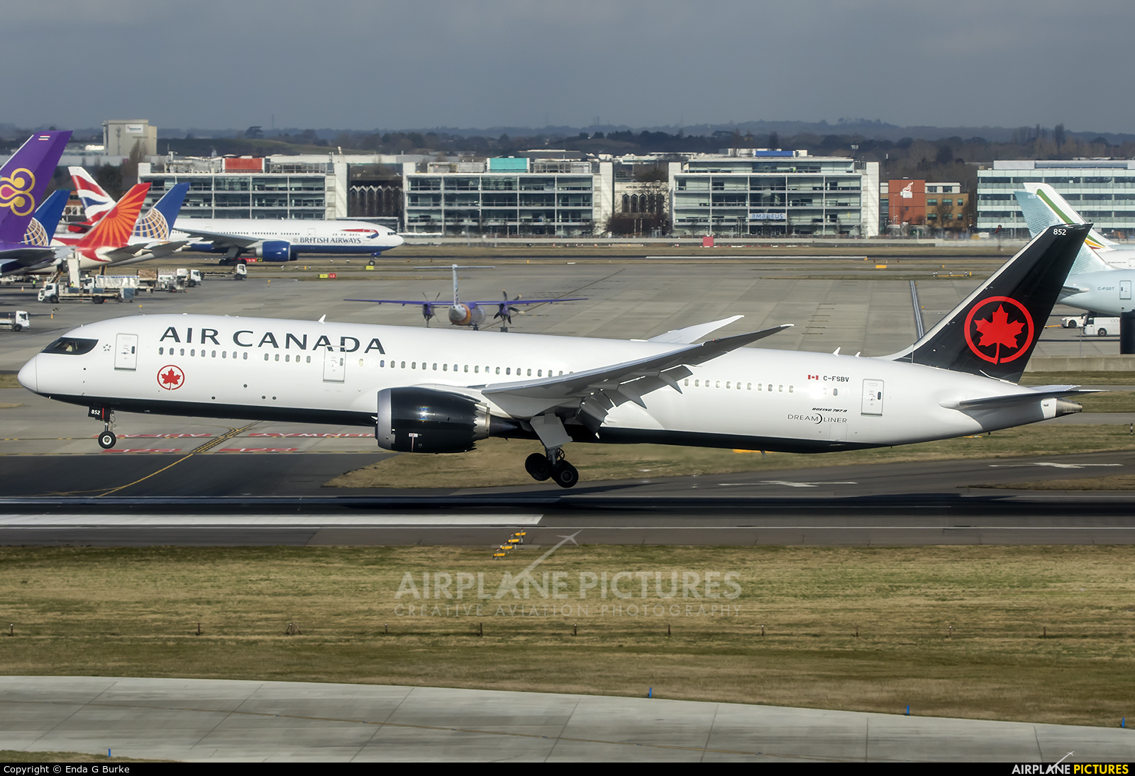 Air Canada C-FSBV aircraft at London - Heathrow